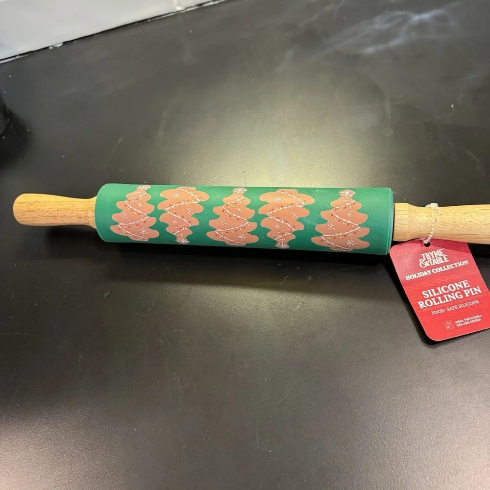 Holiday Silicone Rolling Pin‎ - Perfect for Christmas Baking & Festive Recipe